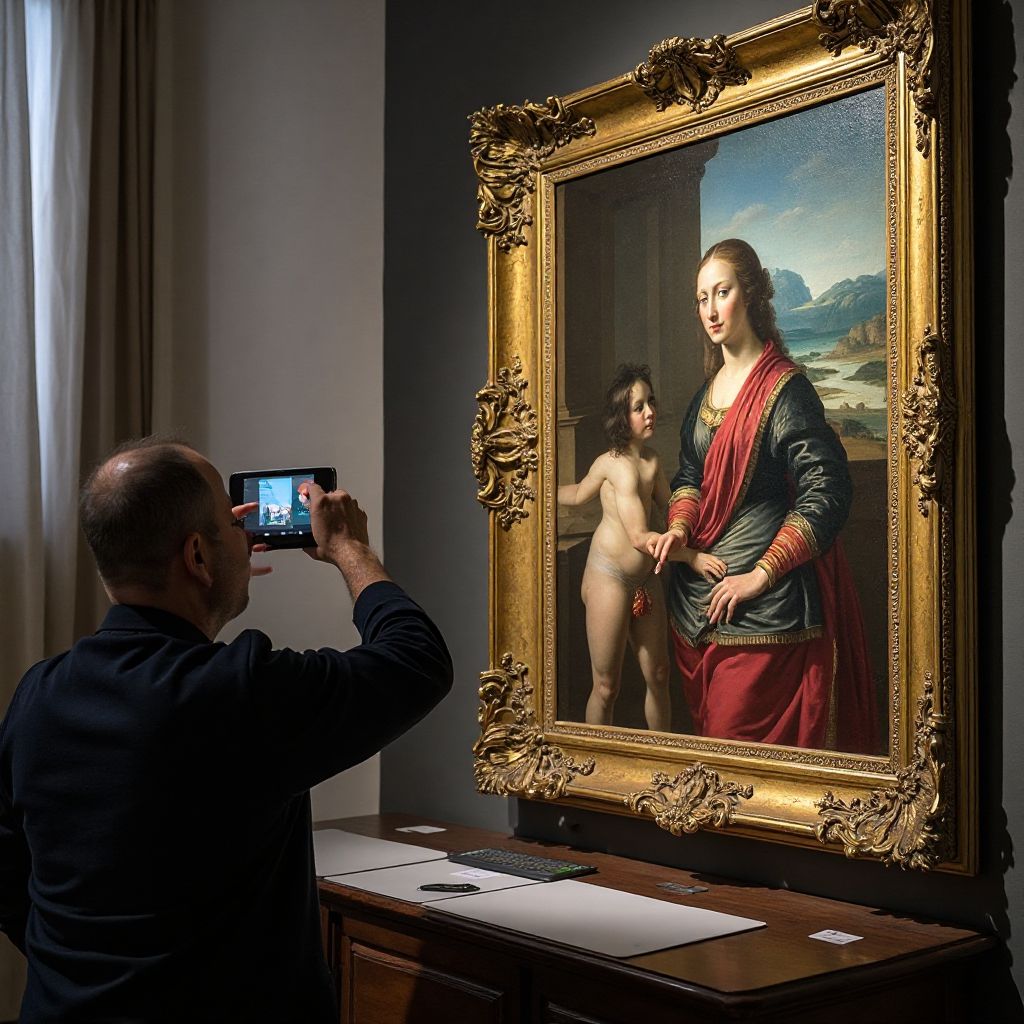 Team al lavoro su un progetto di restauro digitale